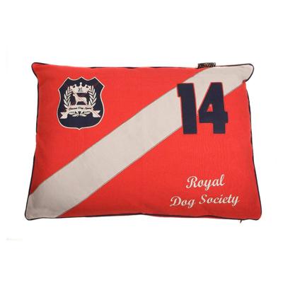 Lex & Max Hondenkussen Classic Rood - 100 x 70cm - Kussenhoes