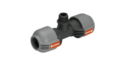 Gardena T-stuk | 25mm x 1/2" buitendraad - 2786-20 - 2786-20 Gardena T-stuk | 25mm x 1/2" buitendraad - 2786-20 - 2786-20