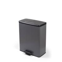Curver deco bin duo 26l+26l cool grey - thumbnail