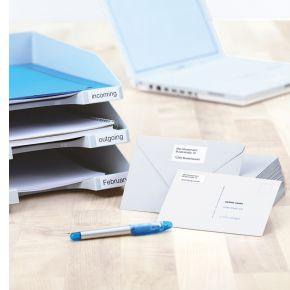 Etiket HERMA 8830 25.4x8.5mm mat wit 5600stuks