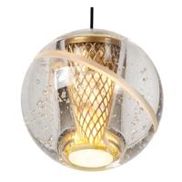 Lucide DILENKO Hanglamp - Mat Goud | Messing - thumbnail