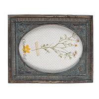 Clayre & Eef Fotolijst 13x18 cm Groen Kunststof Glas Fotokader - thumbnail