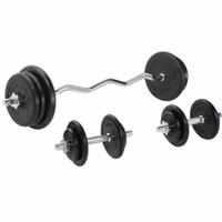 EZ-Curlset 70 kg Rubber - 30 mm - thumbnail