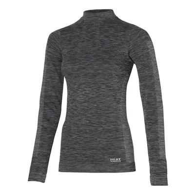 Heatkeeper Thermoshirt Lange Mouw Dames Premium Zwart Melange-S