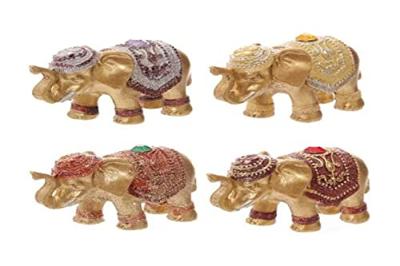 Mini Glitter Geluk Olifant Wierookhouder