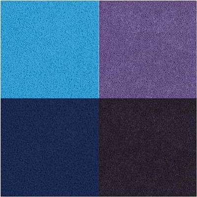 Creativ Company Stempelinkt, h: 2 cm, afm 3,5x3,5 cm, blauw, hemelsblauw, paars, violet, 4 stuk/ 1 doos Creativ Company Stempelinkt, h: 2 cm, afm 3,5x3,5 cm, blauw, hemelsblauw, paars, violet, 4 stuk/ 1 doos