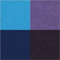 Creativ Company Stempelinkt blauw tinten/paars, 4st. - thumbnail