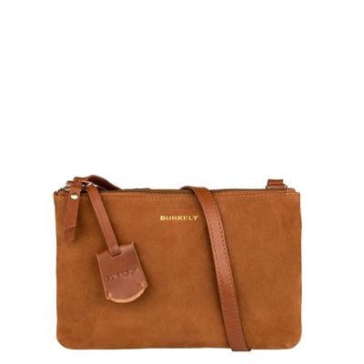 BURKELY nubuck crossbody tas Soul Skye cognac BURKELY nubuck crossbody tas Soul Skye cognac