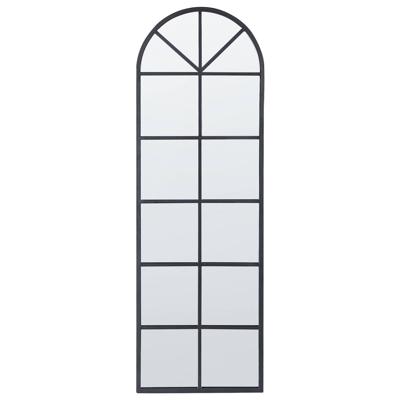 Beliani - BROUAGE - Wandspiegel - Zwart - IJzer