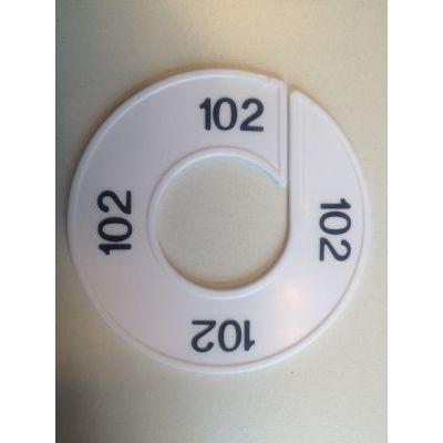 Maatring wit/zwart 102