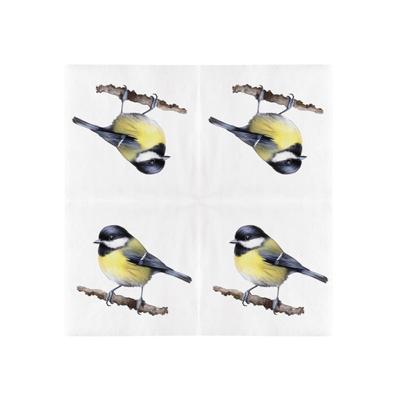 Esschert Design Servetten koolmees 33cm