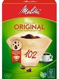 Melitta classic filterzakjes 102/80 natuur