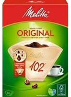 Melitta classic filterzakjes 102/80 natuur - thumbnail