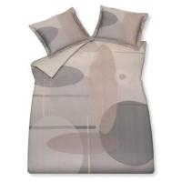 Dekbedovertrek Miracle Sand | Zwart | Grijs | Beige | Satijnkatoen - thumbnail