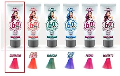 Hairgum Semi Permanent Color Sixty's Color Aubergine 60ml