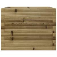 Plantenbak 60x60x45,5 cm gempregneerd grenenhout - thumbnail