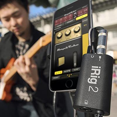 IK Multimedia iRig 2 gitaarinterface voor iOS en macOS