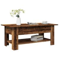 Salontafel 102x55x42 cm bewerkt hout oud houtkleurig - thumbnail