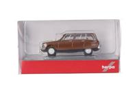 Herpa 038959 H0 Auto Citroën AMI 6 break, bruin/dak wit - thumbnail