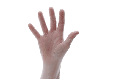 Handschoenen Vinyl Transparant Maat L