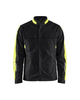 Blåkläder Industrie jack stretch 44441832 | Zwart/High-Vis Geel | Maat L - 7330509761328 Blåkläder Industrie jack stretch 44441832 | Zwart/High-Vis Geel | Maat L - 7330509761328