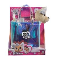 Simba Chi chi love shimmer knuffelhond in tas - thumbnail