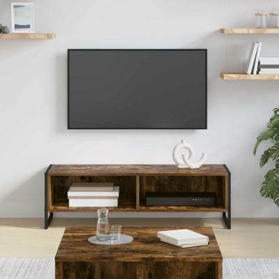 TV-kast Rook Eik 100 x 36.5 x 30.5 cm Bewerkt hout