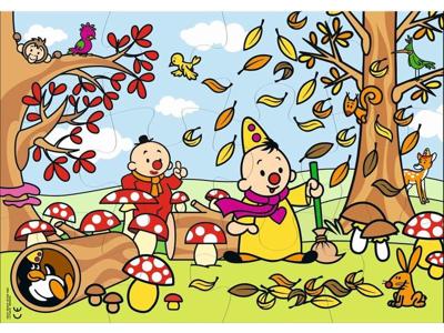 Studio 100 Bumba puzzel - herfst - 12 stukjes