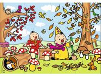 Studio 100 Bumba puzzel - herfst - 12 stukjes - thumbnail