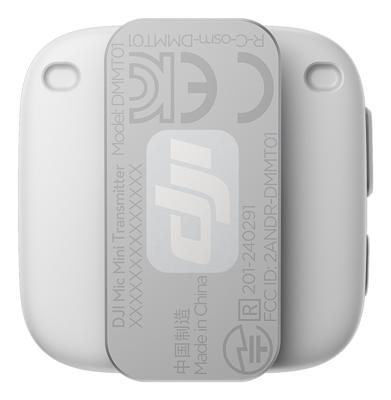 Draadloze zender - DJI - Mic Mini - Arctic White - Ultralicht en compact
