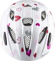 Olympic Sportswear Alpina sports kinderhelm ximo white hearts 45-49 glans - thumbnail