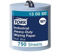 Poetspapier tork w1 industrial premium blauw - thumbnail