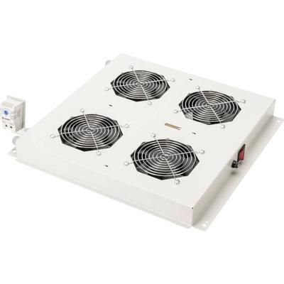 Digitus DN-19 FAN-4-N 19 inch 4 x Grijs-wit (RAL 7035)