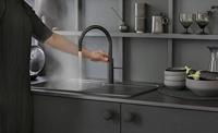 Quooker Fusion Round Zwart Kraan Zwart - thumbnail
