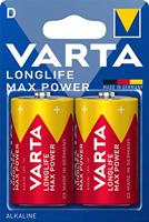Varta Longlife Max Power D 2-pack Batterijen - thumbnail