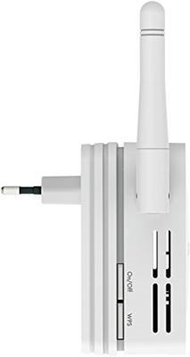 NETGEAR draadloze repeater WN3000RP Wi-Fi-repeater en super-boost Wi-Fi (N300, dekking 1 tot 2 kamers en 10 apparaten, snelheid tot 300 Mbps, WPS, compact ontwerp)