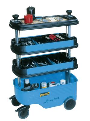 Hazet 166C Werkplaatswagen Plaatstaal Kleur (specifiek): Zwart, Blauw