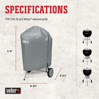 Weber Barbecuehoes - Houtskoolbarbecues van 57 cm beschermkap - thumbnail