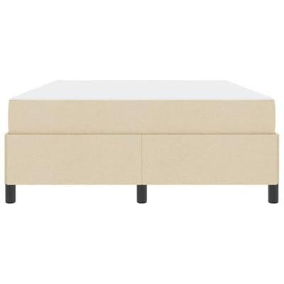 Boxspring bed Crème en Zwart 160 x 200 cm