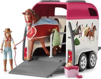 Schleich - Grote paardensporen van auto en trailer - 42535 - Horse Club Range - thumbnail