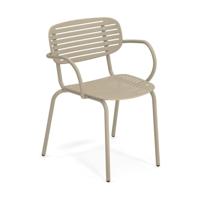 EMU Mom tuinstoel met arm taupe - thumbnail
