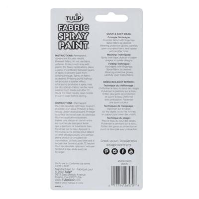 Tulip • fabric glitter spray paint glistening gold