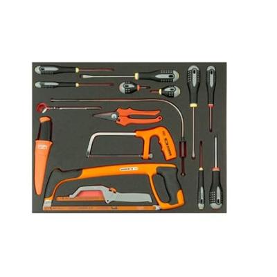 Bahco Foaminlay Fit&Go 3/3 met schroevendraaiers en snijgereedschap - 16-delig - FF1A5023 Bahco Foaminlay Fit&Go 3/3 met schroevendraaiers en snijgereedschap - 16-delig - FF1A5023