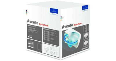 Villeroy & Boch Avento pack wandcloset - directflush diepspoel met zitting - wit 5656rs01