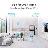 ASUS RT-AX59U (AX4200) Dual Band WiFi 6 Extendable Router, levenslange gratis netwerkbeveiliging, 4G / 5G Router vervanger, ouderlijk toezicht, AiMesh ondersteuning, Smart Home, SMB, Wallmount - thumbnail