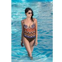 Parah Badmode Dames Badpak Etno Chic blauw - thumbnail