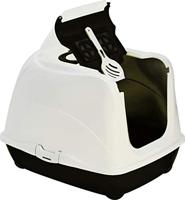 Kattentoilet Flipcat Jumbo 57 cm Zwart/Wit - thumbnail