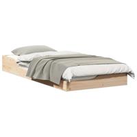 Bedframe Bruin 80 x 200 cm Massief grenenhout - thumbnail