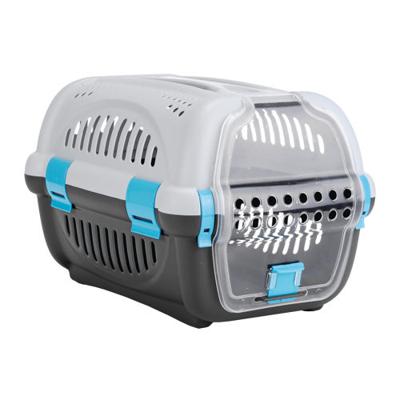 Beeztees Transportbox Rhino, 51 x 34, 5 x 33 cm, grijs/blauw