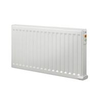 Radson Yali Digital elektrische paneelradiator 40x60cm 500watt inclusief wandconsoles staal Wit 3726052 - thumbnail